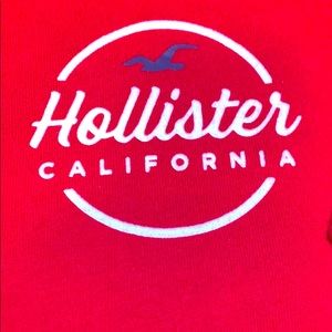Hollister red long sleeve